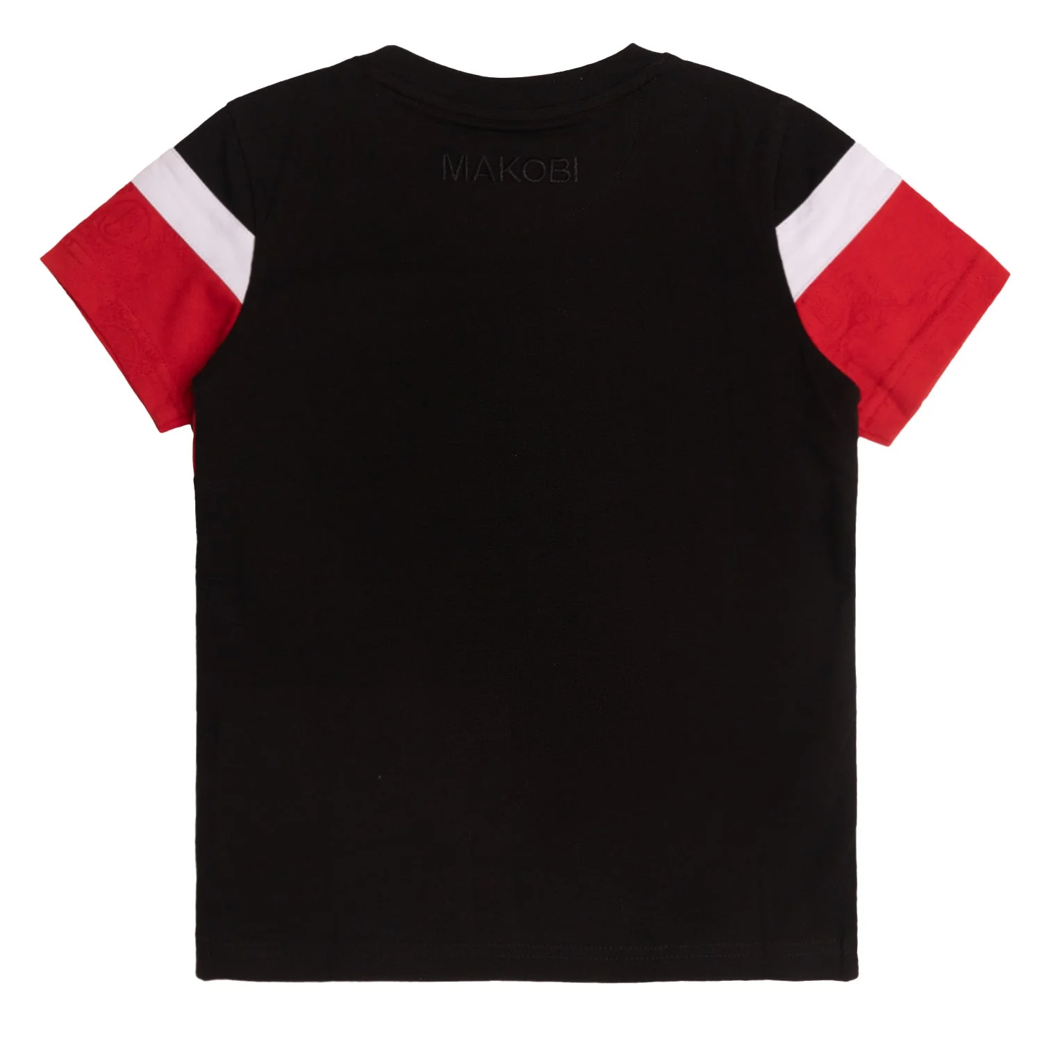 B141 Makobi Kids Monogram Tee - Black - Image 4