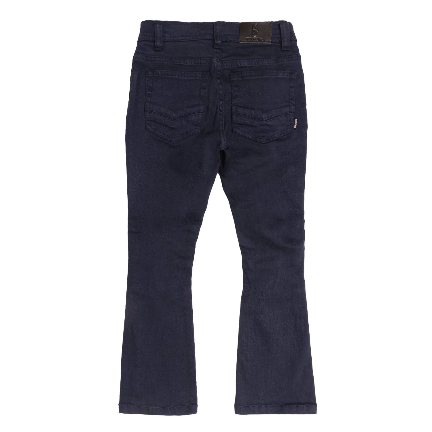 B1941 Makobi Kids Monogram Jeans - Navy - Image 4