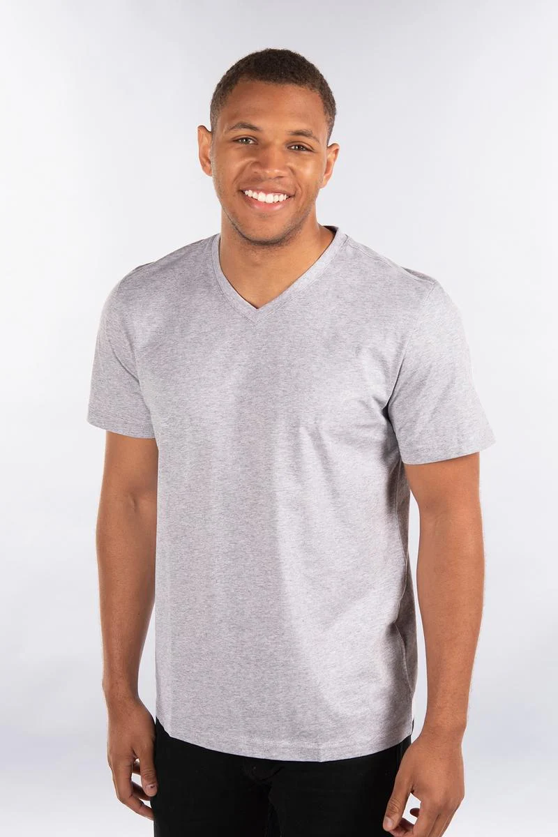 CityLab - Premium T-Shirt V Neck - Gray