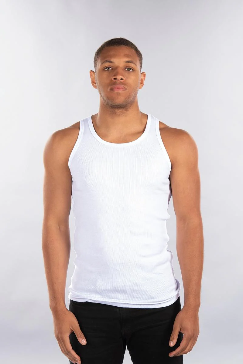 CityLab - Ribbed Tank Top - White