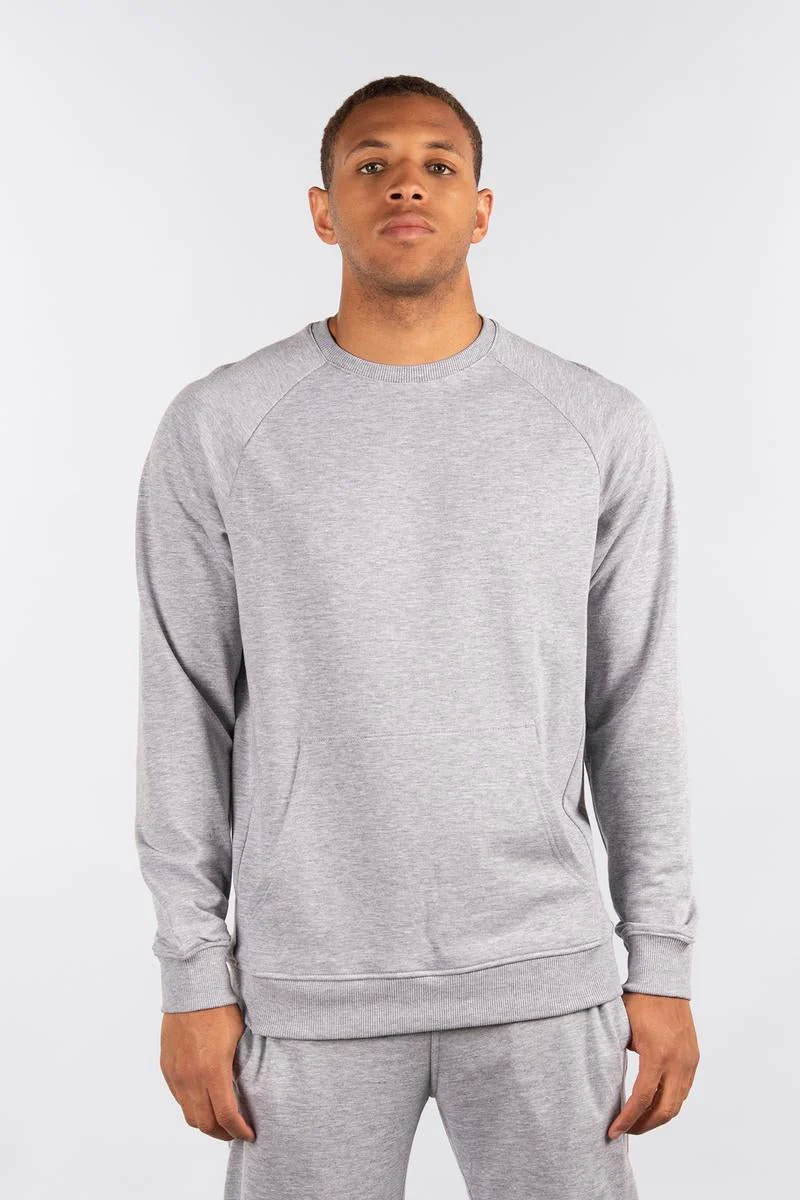 CityLab - Terry Fleece Raglan, Crew - Gray | Gray