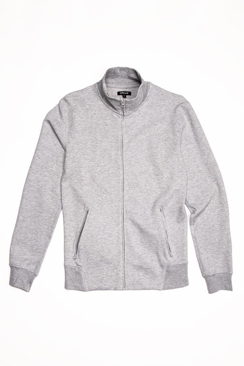 CityLab - Track Jacket Performance Fleece - Gray - Image 2