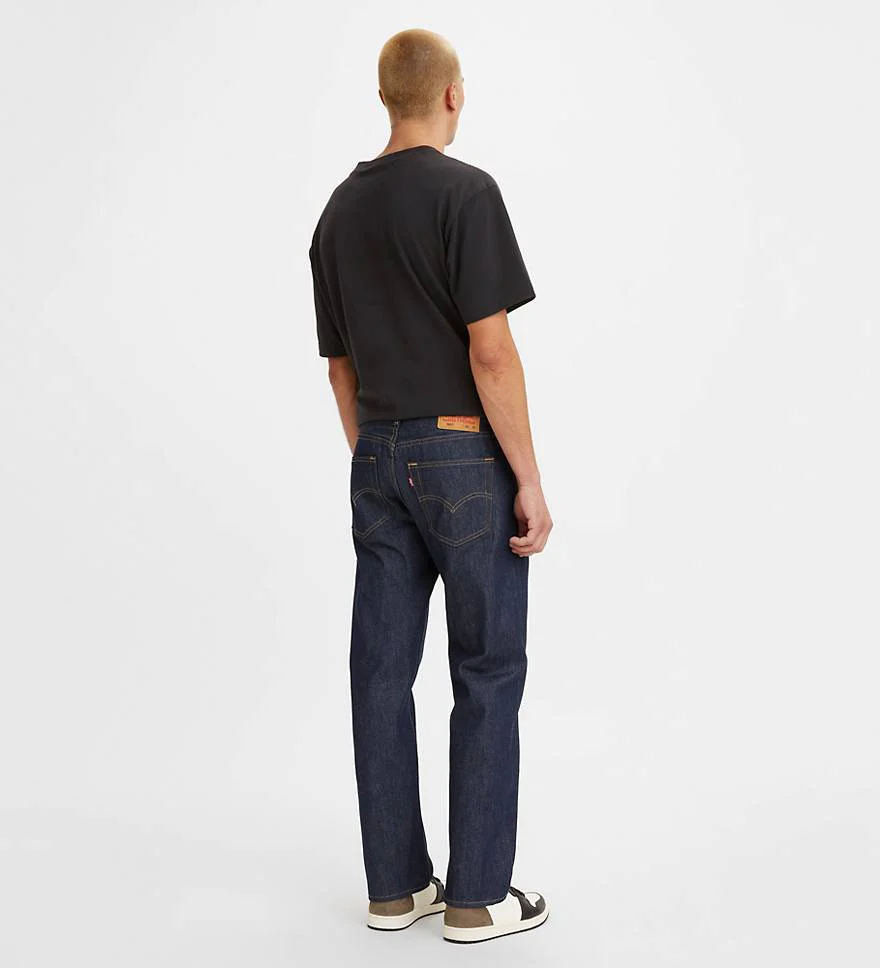Levi's 501 Original Shrink-To-Fit Men's Jeans  - Dark Wash - Image 3