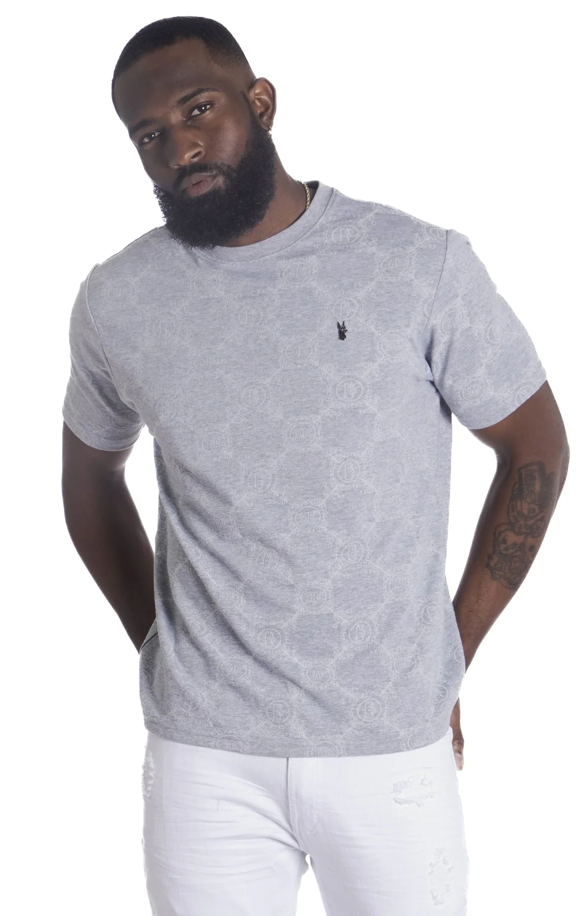M335 Makobi Caspar Embossed Tee - Image 14