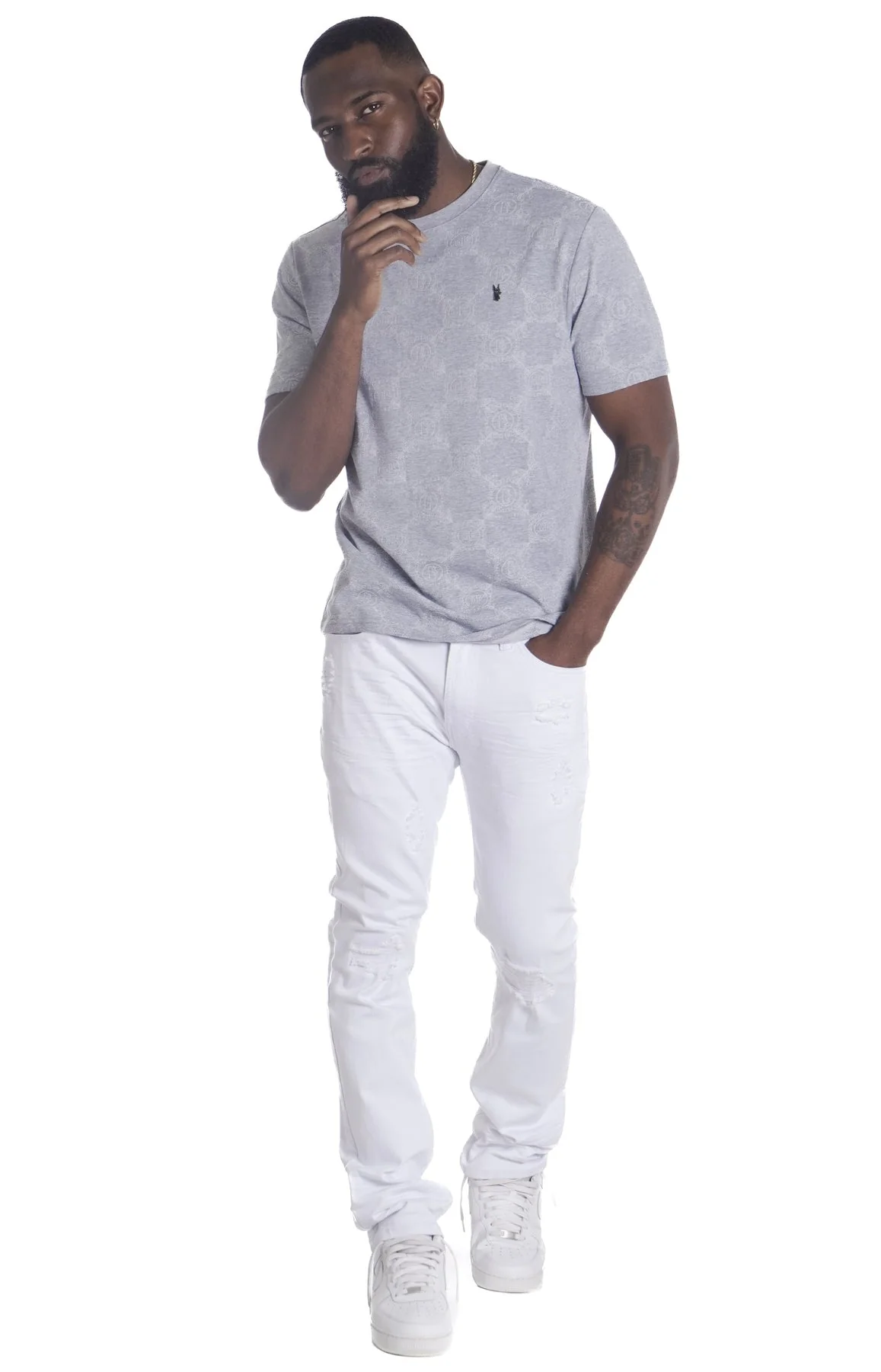 M335 Makobi Caspar Embossed Tee - Image 16