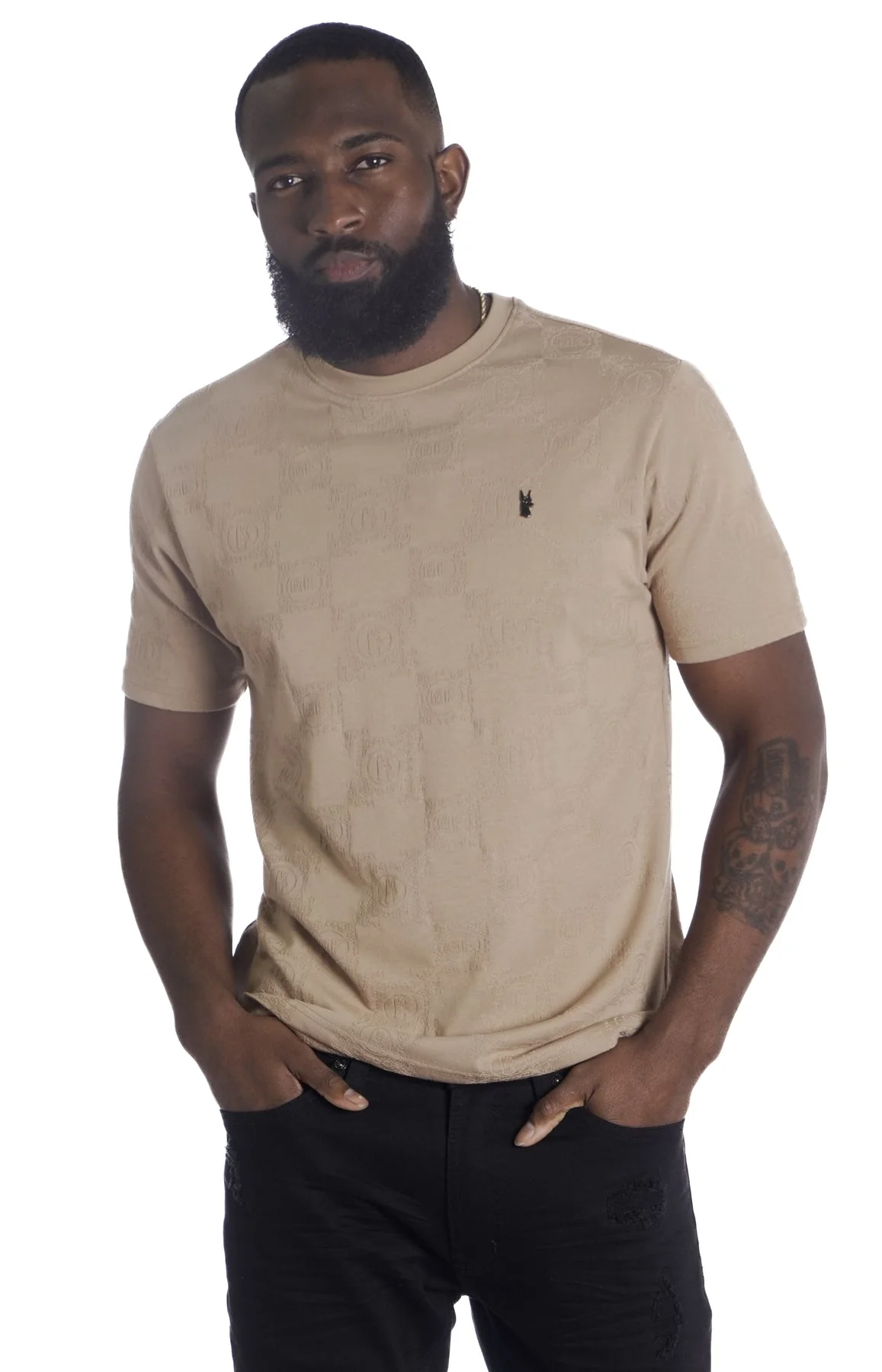 M335 Makobi Caspar Embossed Tee - Image 21
