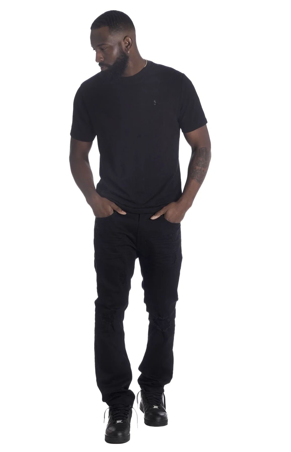 M335 Makobi Caspar Embossed Tee - Image 3