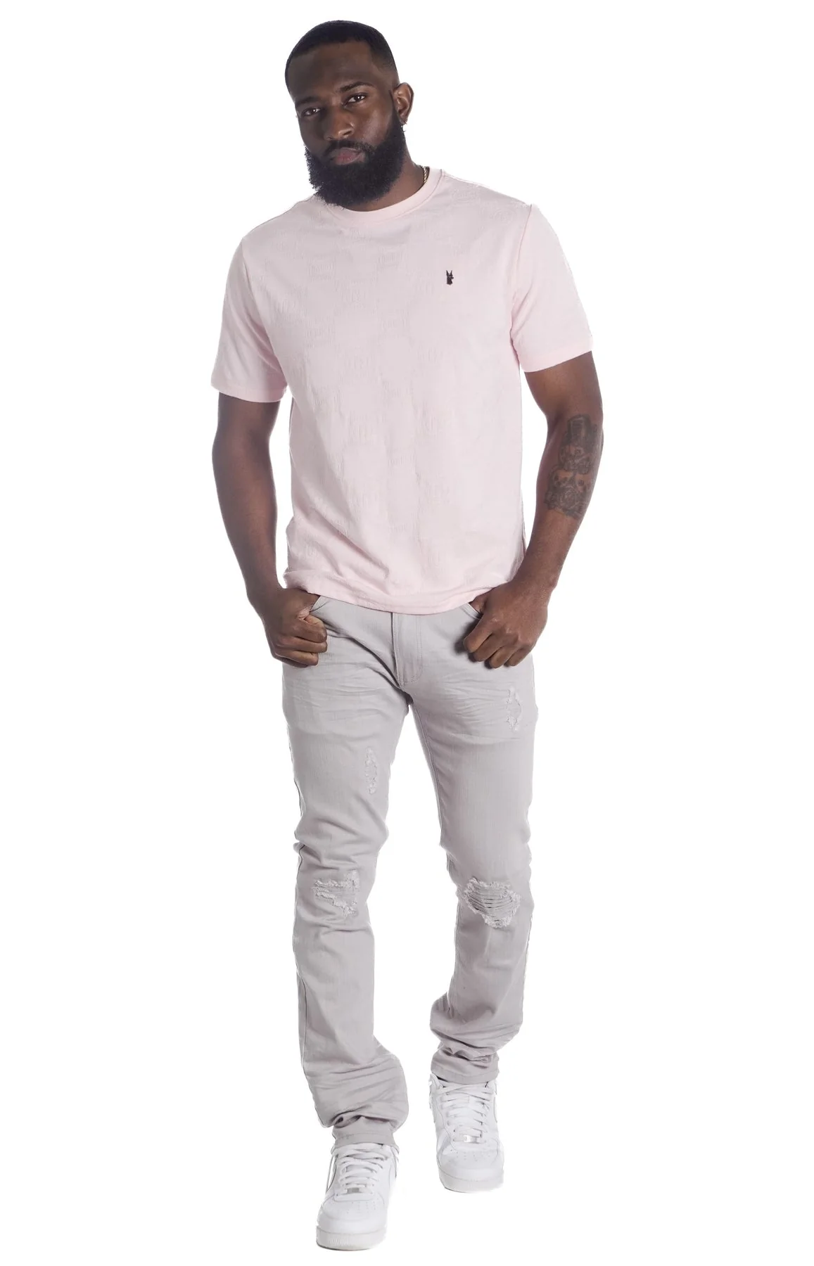 M335 Makobi Caspar Embossed Tee - Image 44