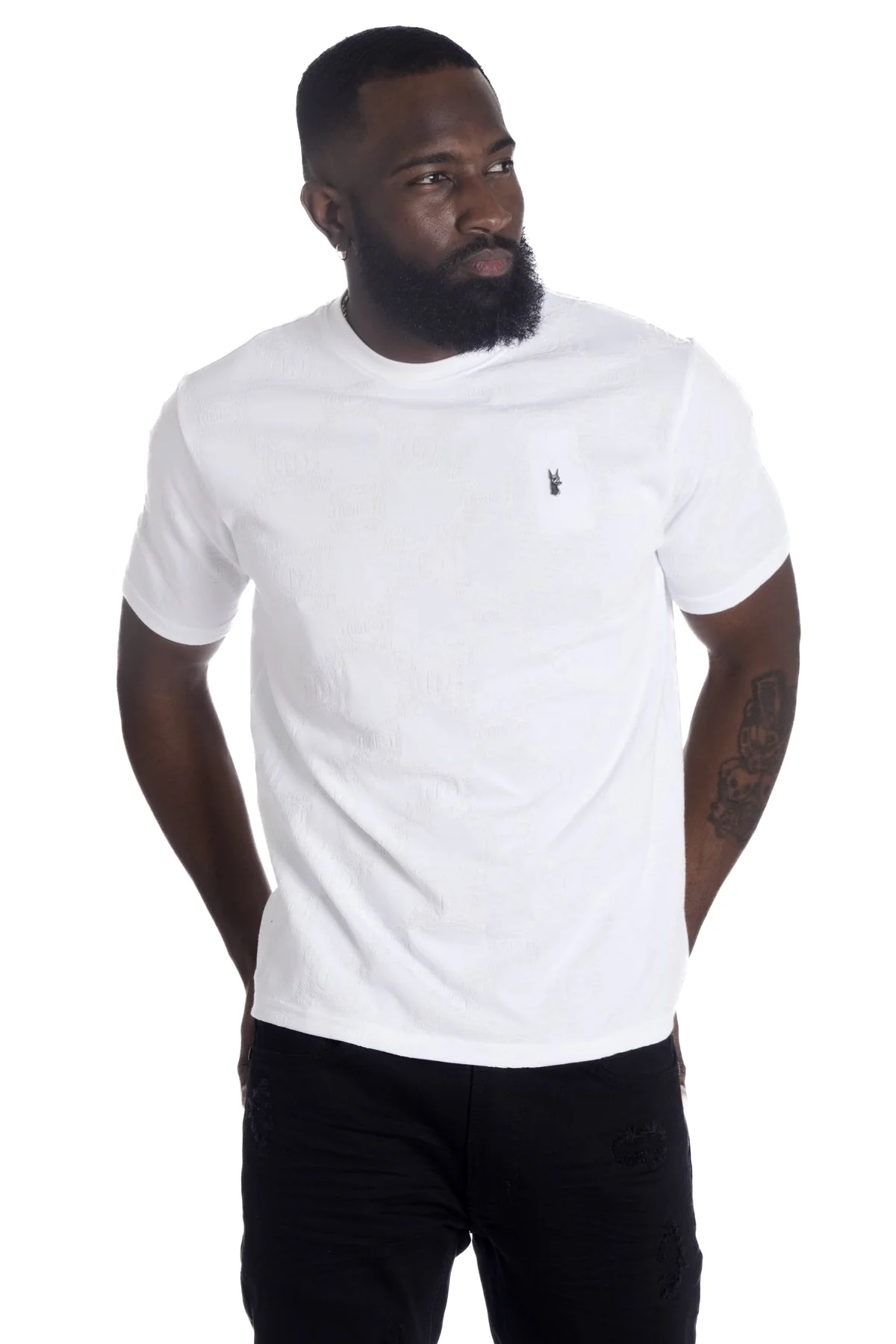 M335 Makobi Caspar Embossed Tee - Image 49