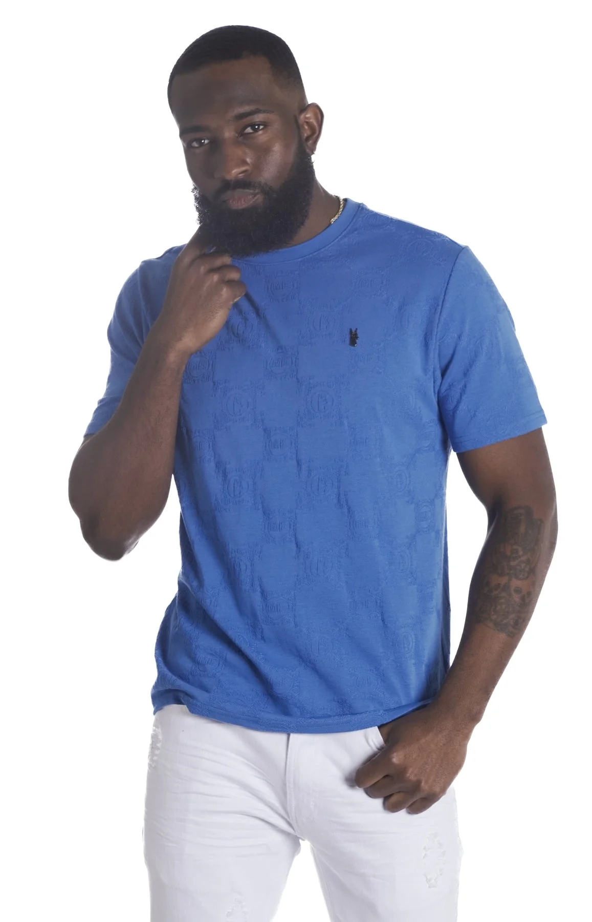 M335 Makobi Caspar Embossed Tee - Image 7