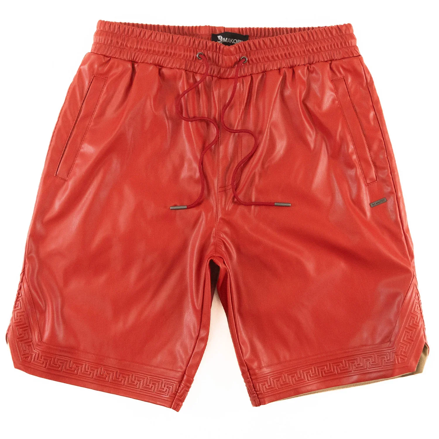 MAKOBI Belluci Vegan Leather Shorts -(M629) - Image 3