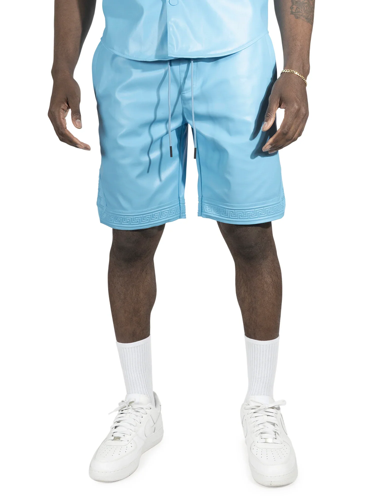 MAKOBI Belluci Vegan Leather Shorts -(M629) - Image 7