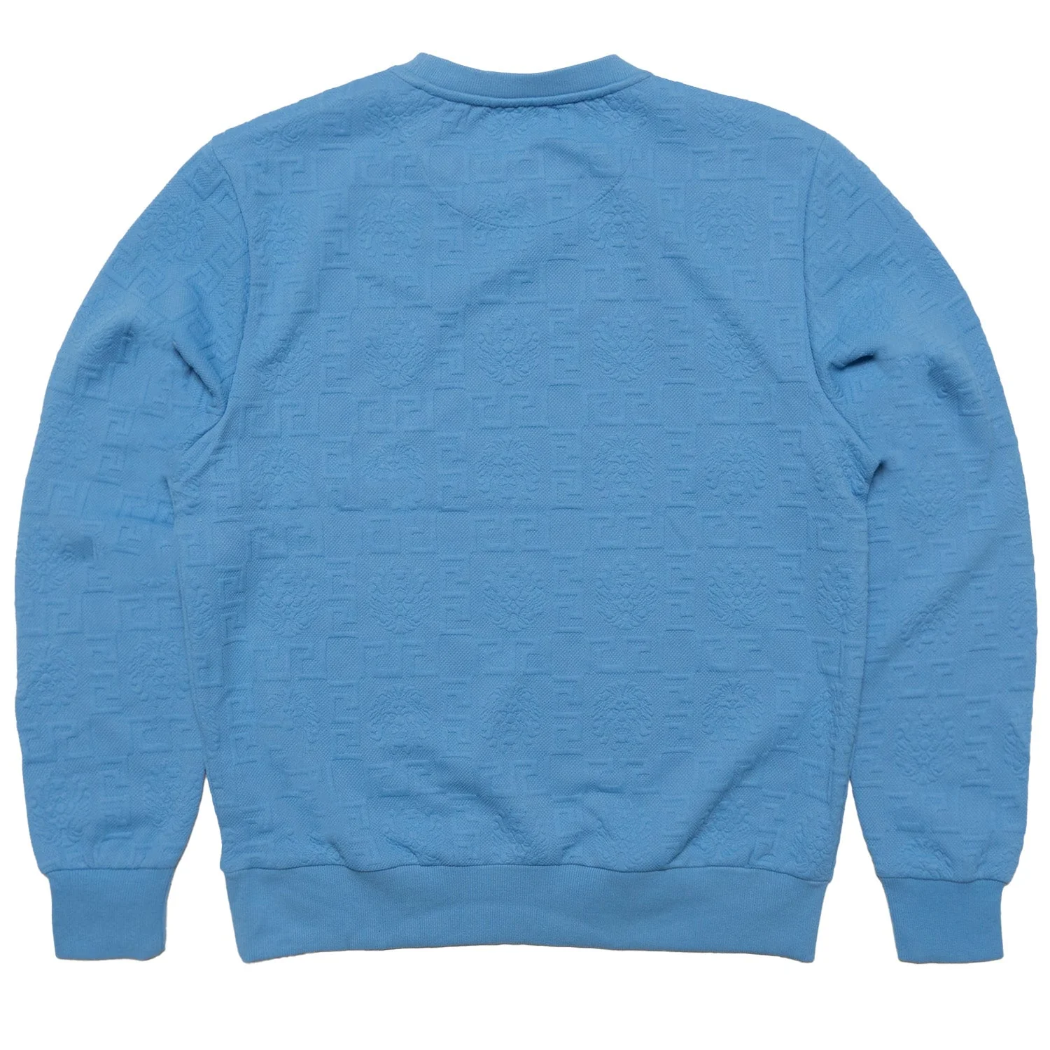 Makobi M4232 Bianchi Jacquard Crewneck Sweatshirt - Blue - Image 3