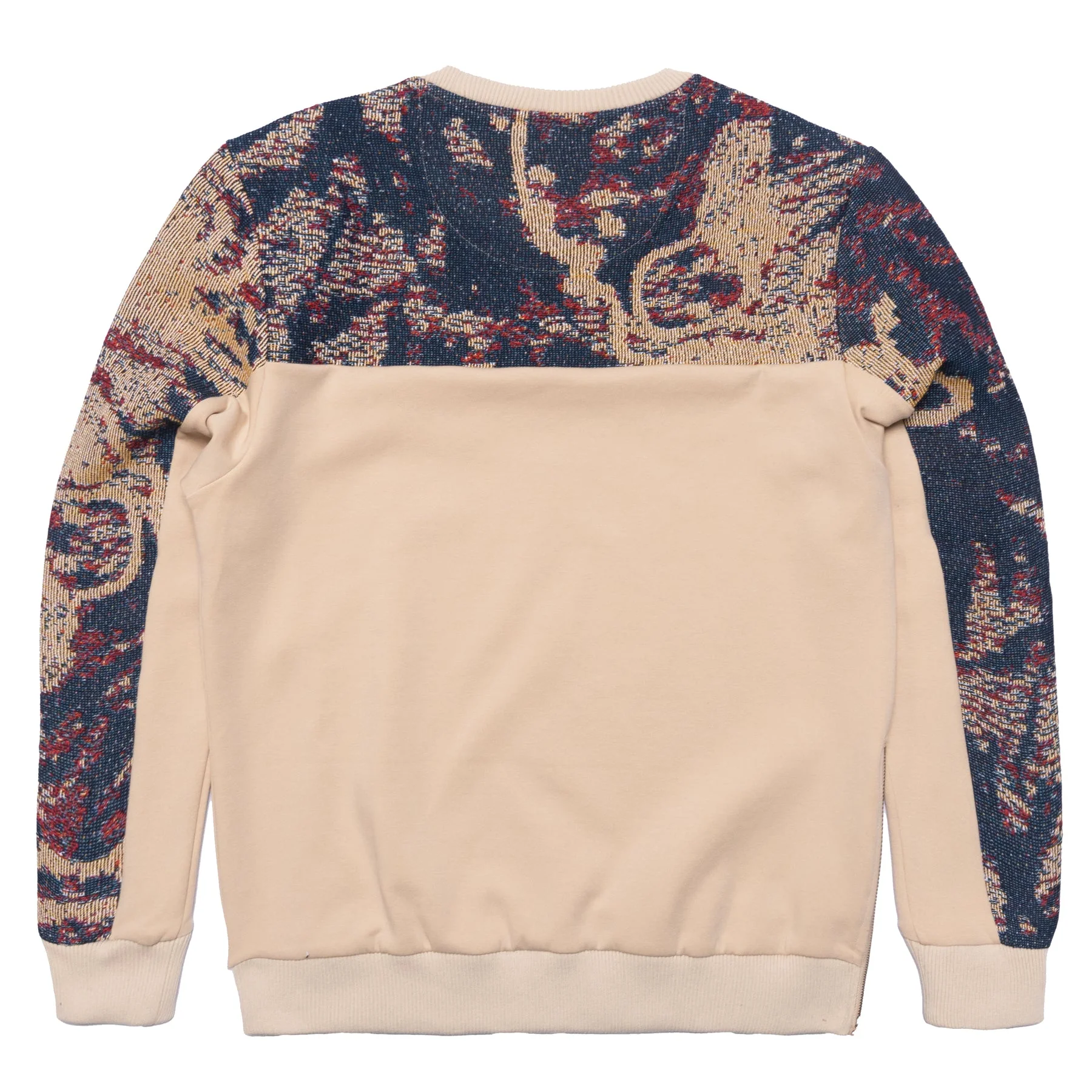 Makobi M4399 Bagnoli Tapestry Crewneck - Khaki - Image 4