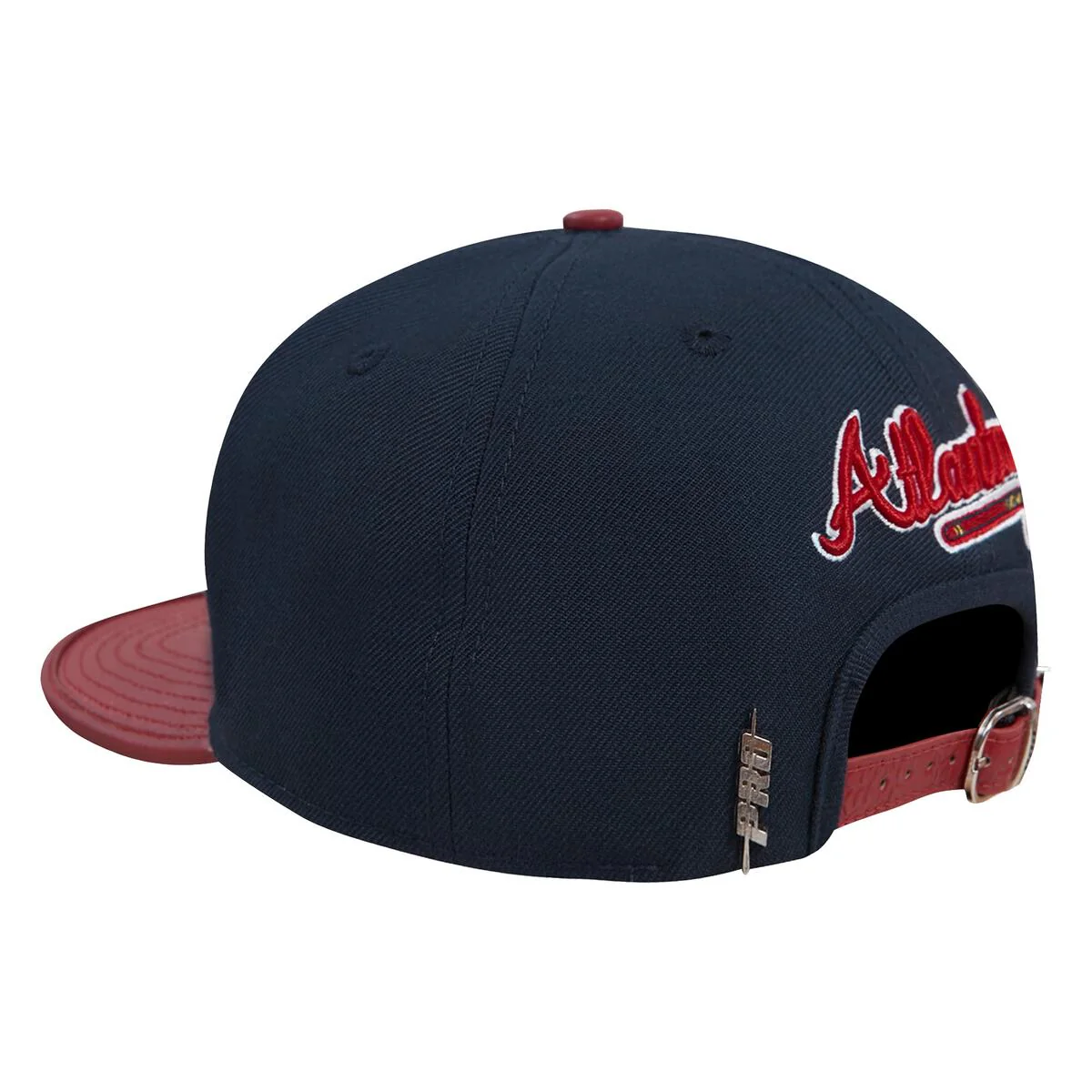 Pro Standard - Atlanta Braves Logo Gator Strapback Hat - Image 5