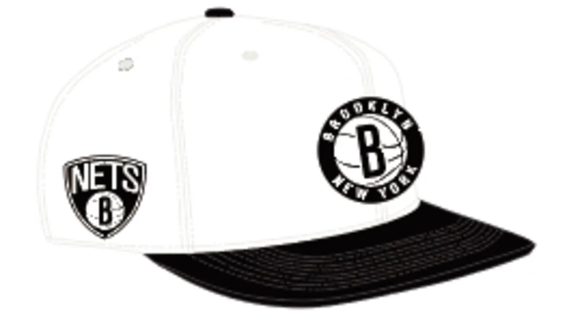 Pro Standard - Brooklyn Nets Logo Snapback Hat - Image 4