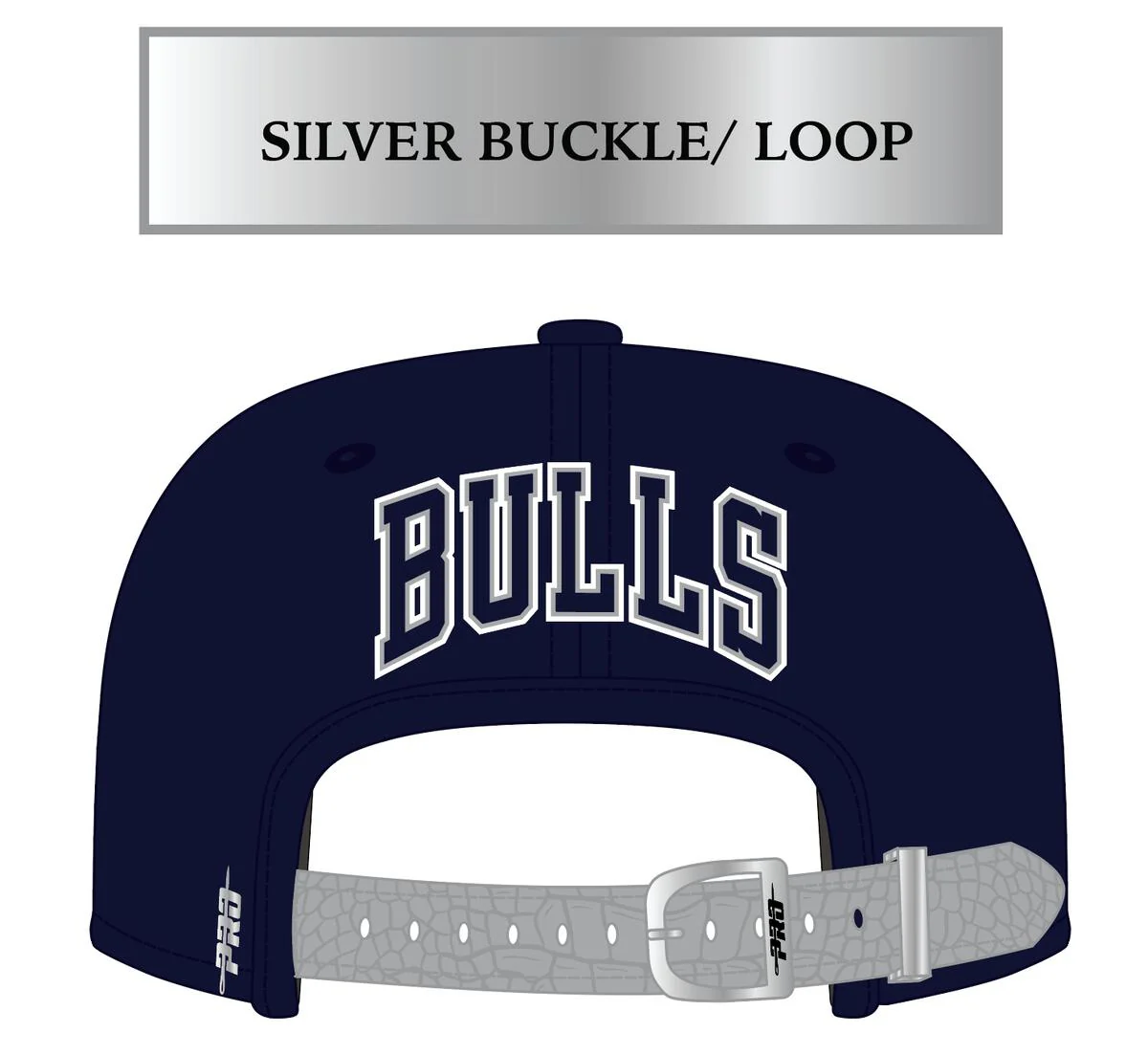 Pro Standard - Chicago Bulls Gator Visor Strapback Hat - Image 7