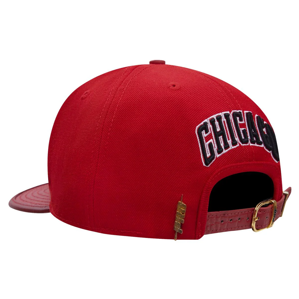 Pro Standard - Chicago Bulls Logo Gator Visor Strapback Hat - Image 5