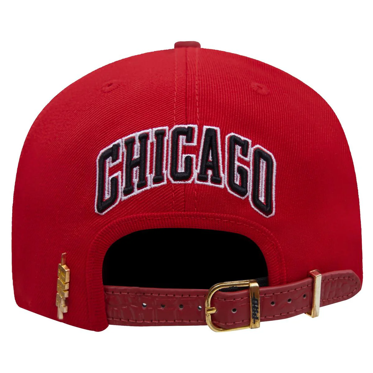 Pro Standard - Chicago Bulls Logo Gator Visor Strapback Hat - Image 6