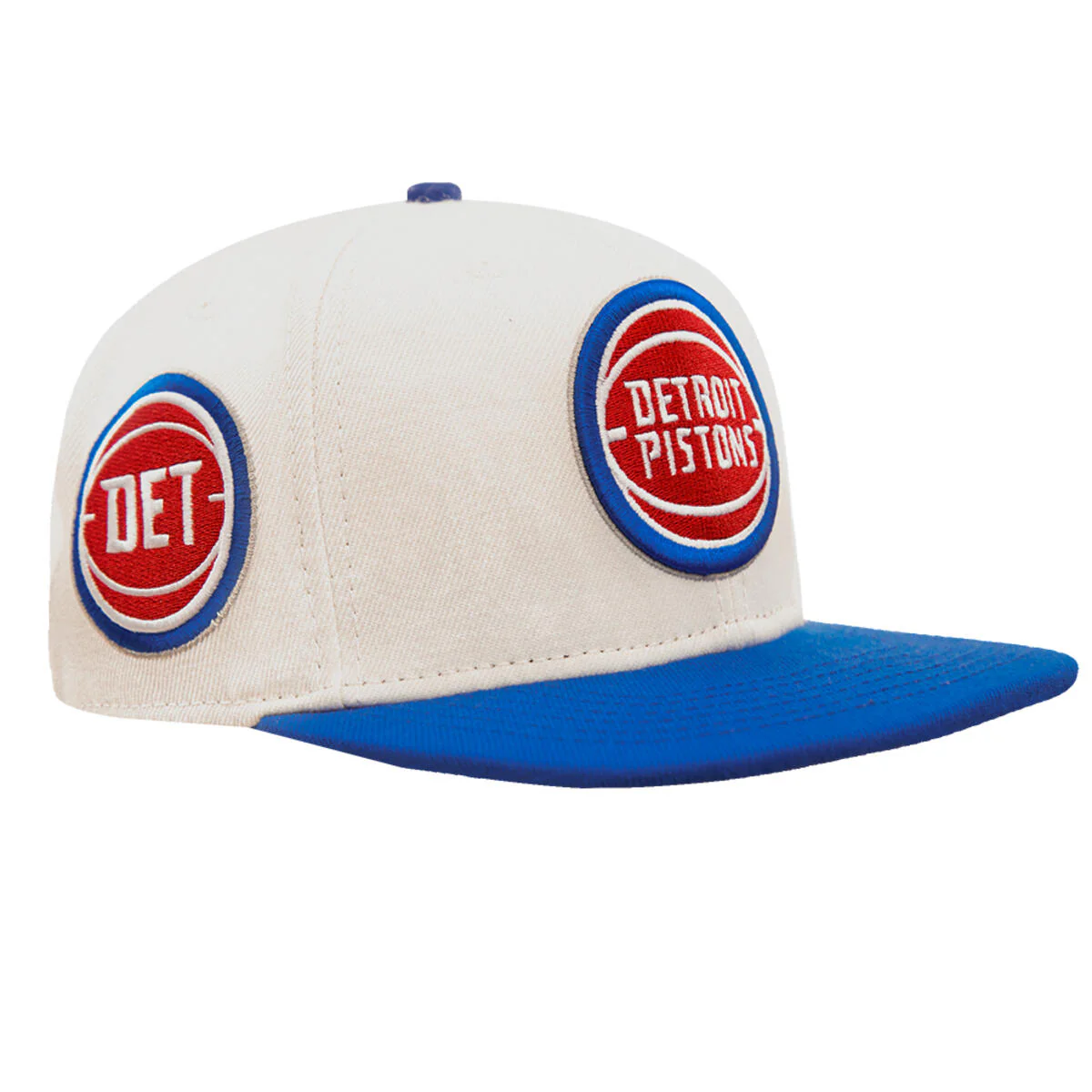 Pro Standard - Detroit Pistons Retro Classic Primary Logo Wool Snapback Hat - Image 3