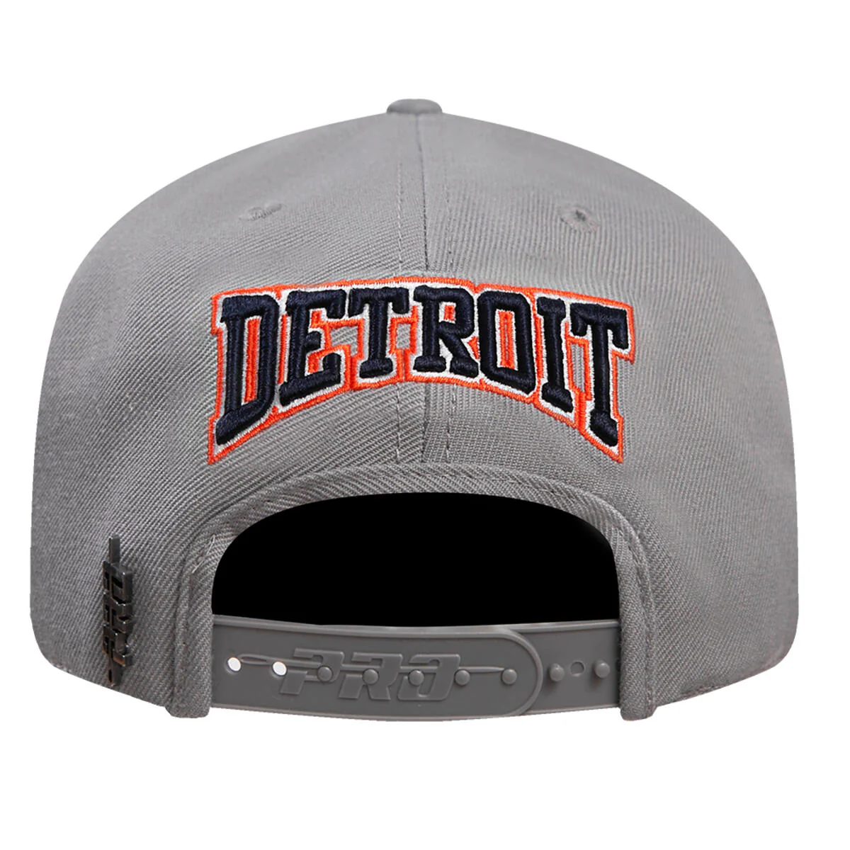 Pro Standard - Detroit Tigers Crest Emblem Wool Snapback Hat - Gray - Image 5