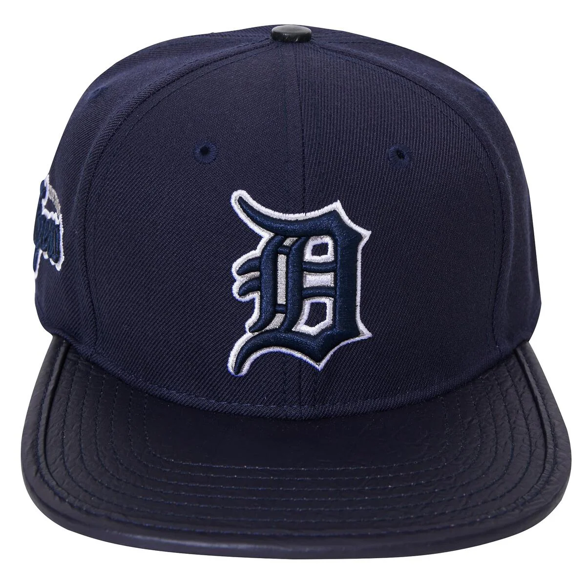 Pro Standard - Detroit Tigers Logo Double Outline Gator Visor Strapback Hat - Image 10