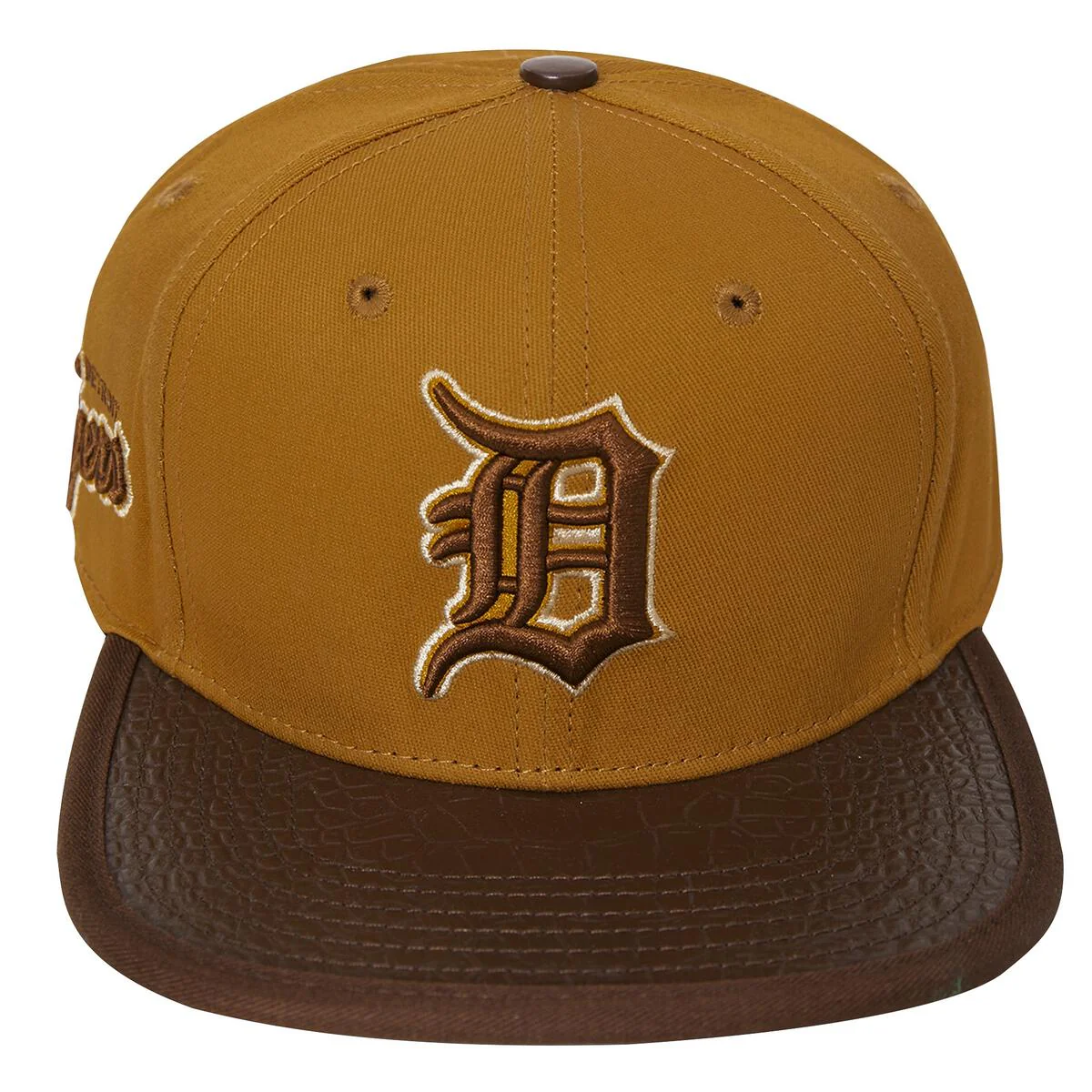 Pro Standard - Detroit Tigers Logo Double Outline Gator Visor Strapback Hat - Image 19