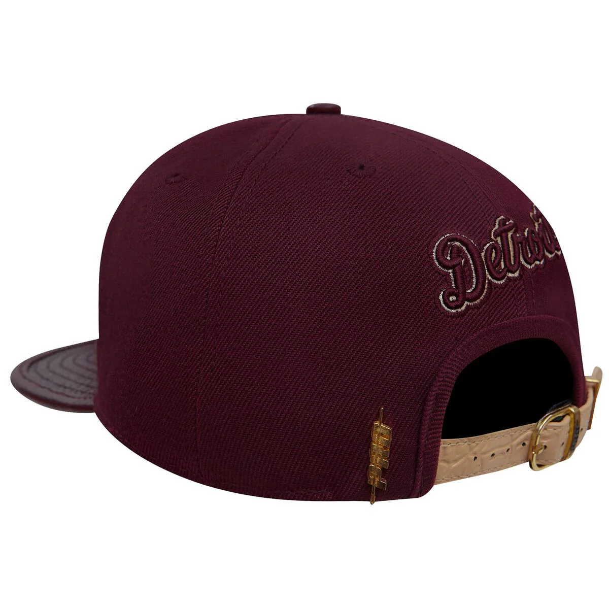 Pro Standard - Detroit Tigers Logo Outline Gator Visor Strapback Hat - Image 5