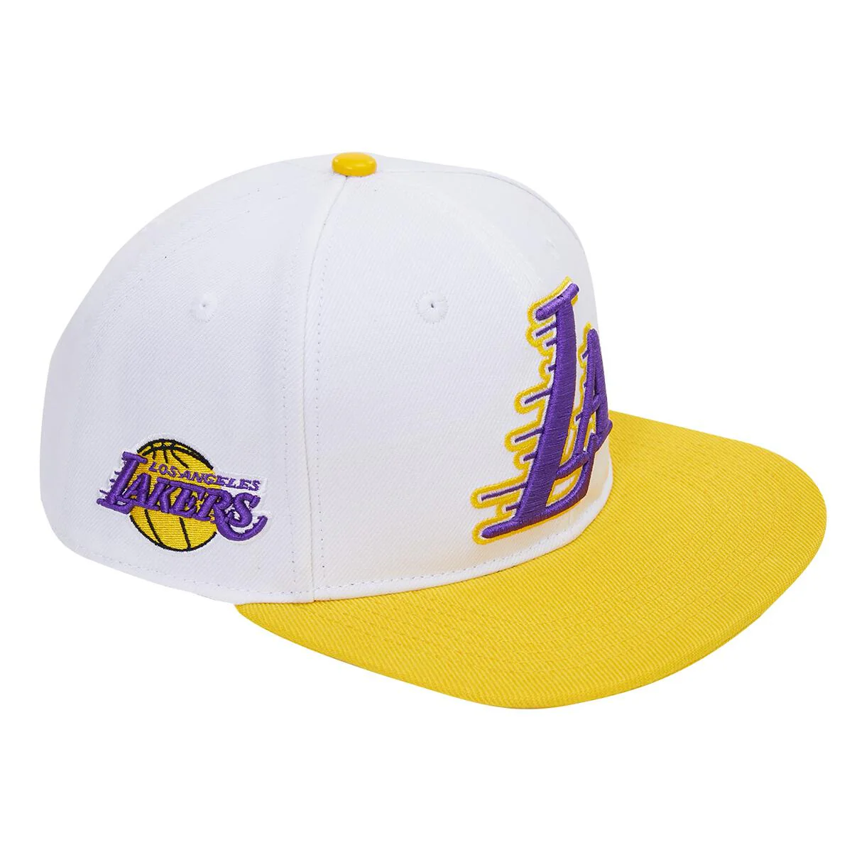 Pro Standard - Los Angeles Lakers LA Logo Snapback Hat - Image 2