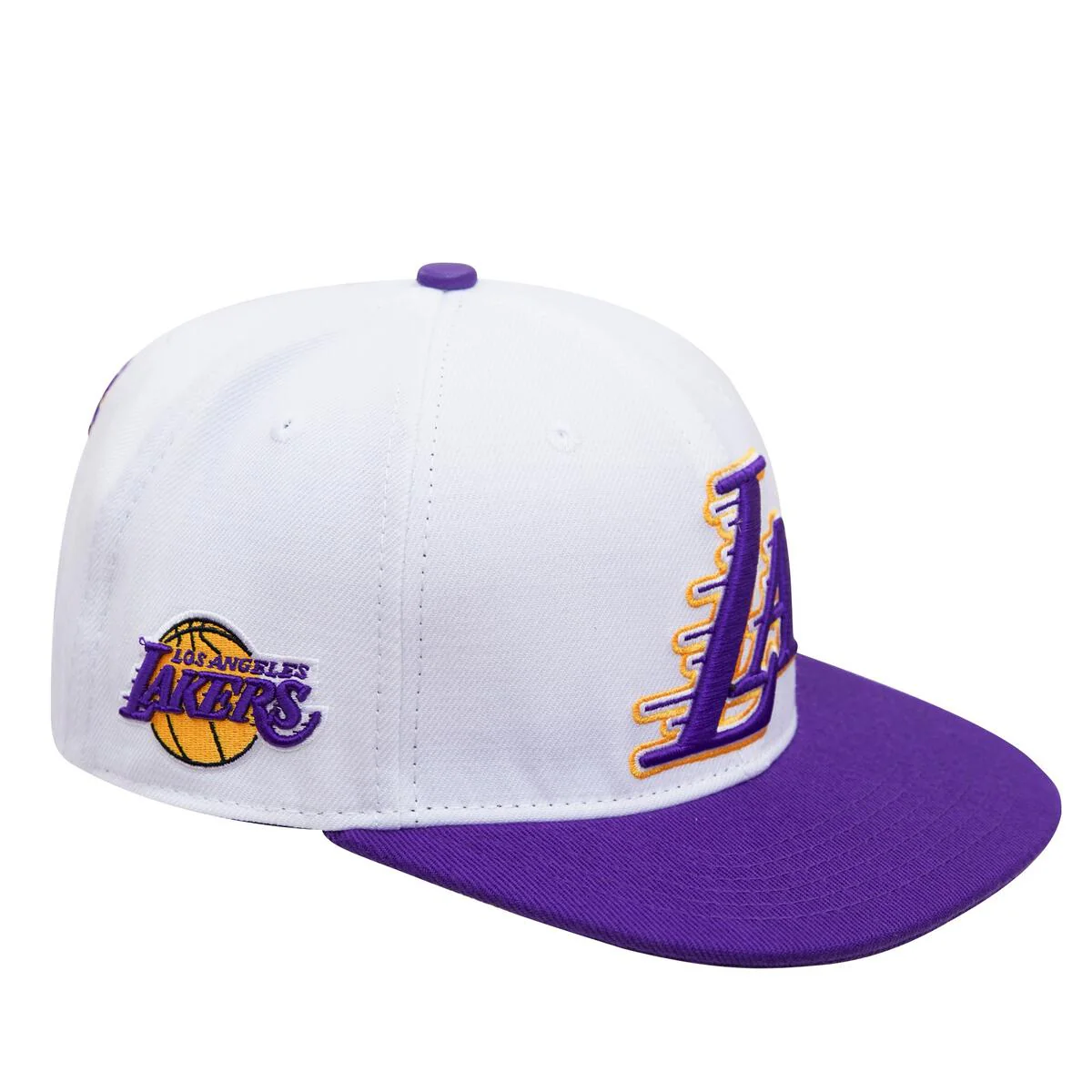 Pro Standard - Los Angeles Lakers LA Logo Snapback Hat - Image 6