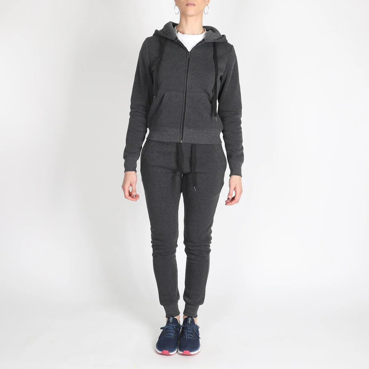 Red Fox - Fleece Pants - Charcoal (ST012P) - Image 3