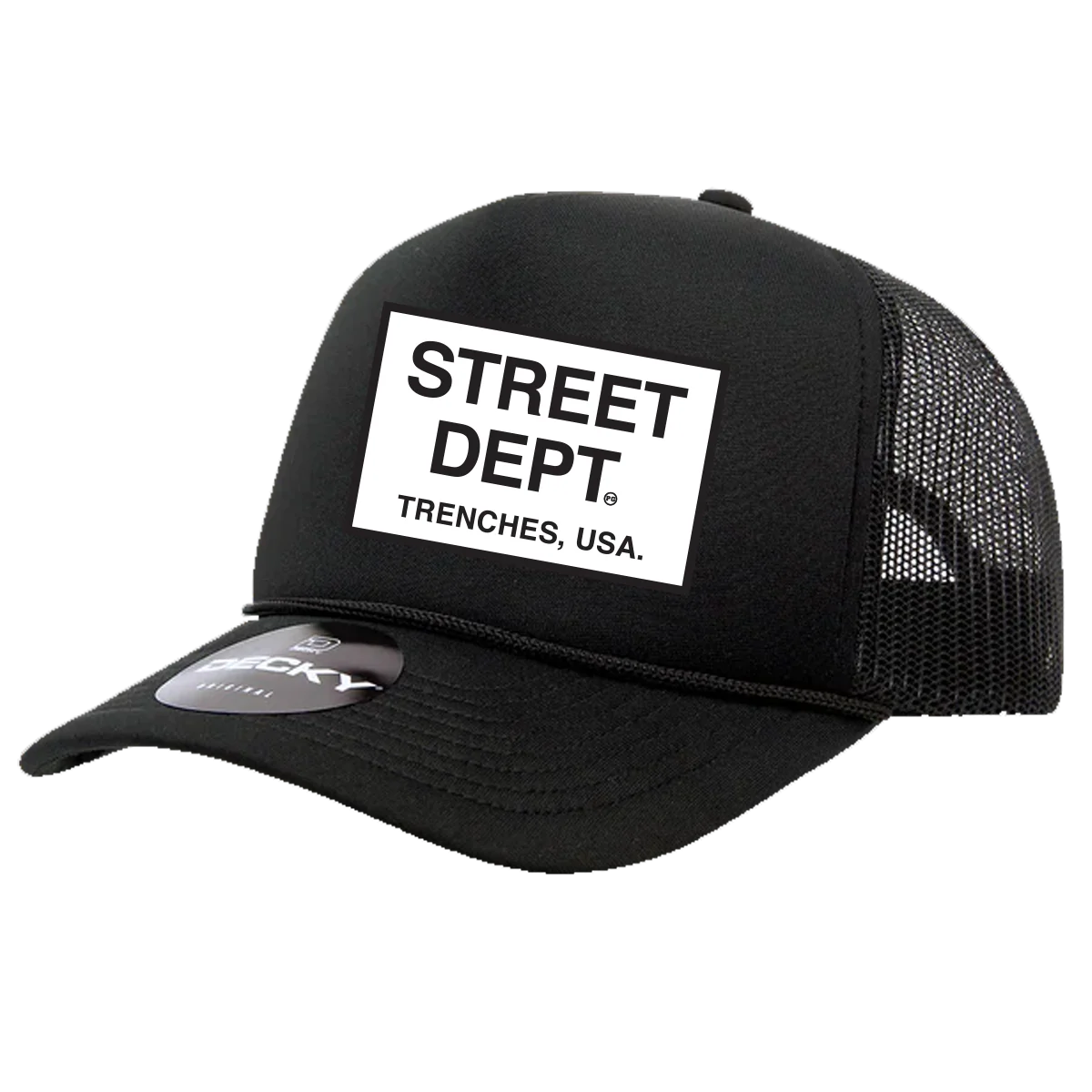 STREET DEPT - Trucker Hat- BLACK
