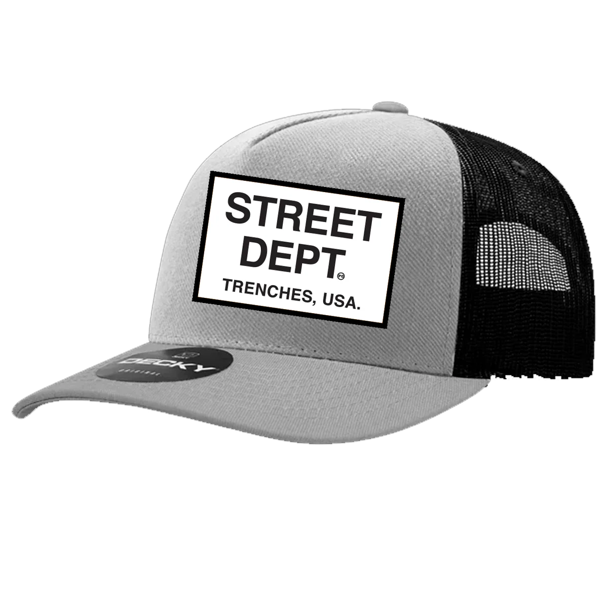 STREET DEPT - Trucker Hat (STDPT200)- Gray/Black